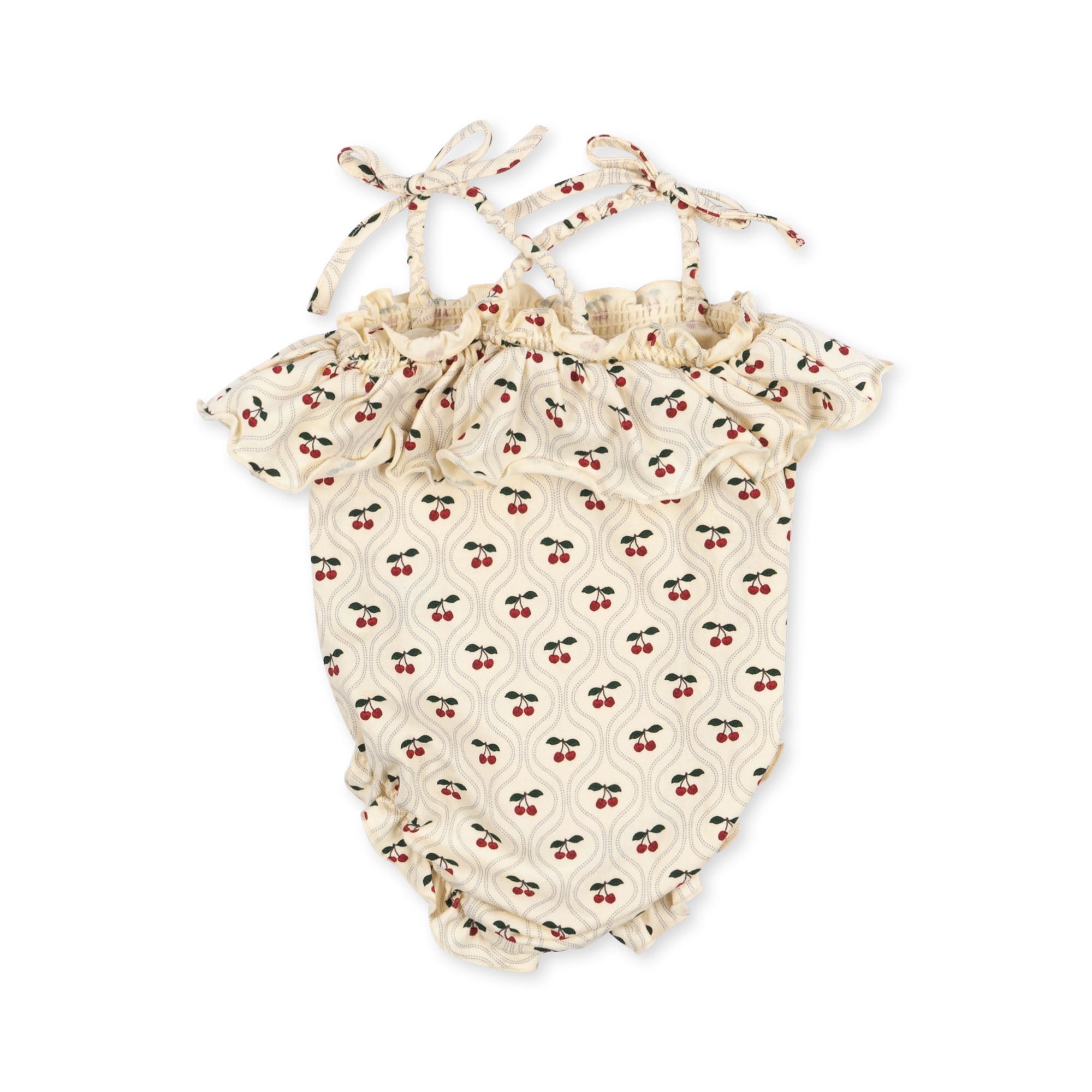 Konges Sløjd A/S LIN ROMPER Rompers and jumpsuits - Jersey CHERRY MOTIF
