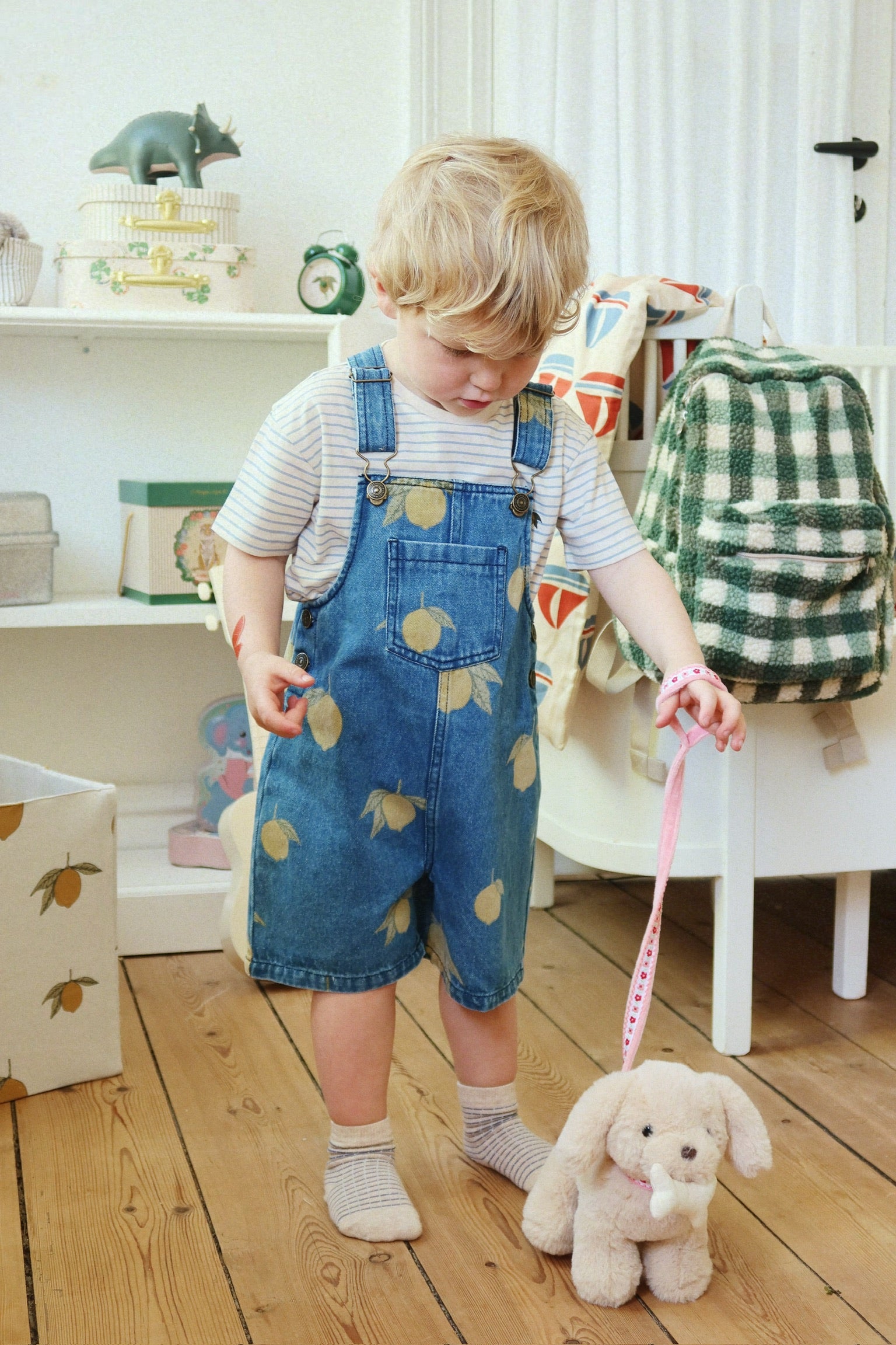 MAGOT OVERALLS - lemon denim – Konges Sløjd®