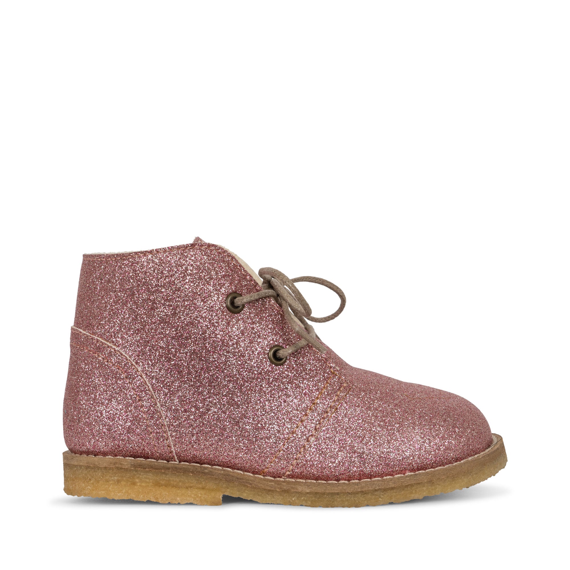 Konges Sløjd A/S Woolie Glitter Desert Boots Tex Leather boots CANYON ROSE