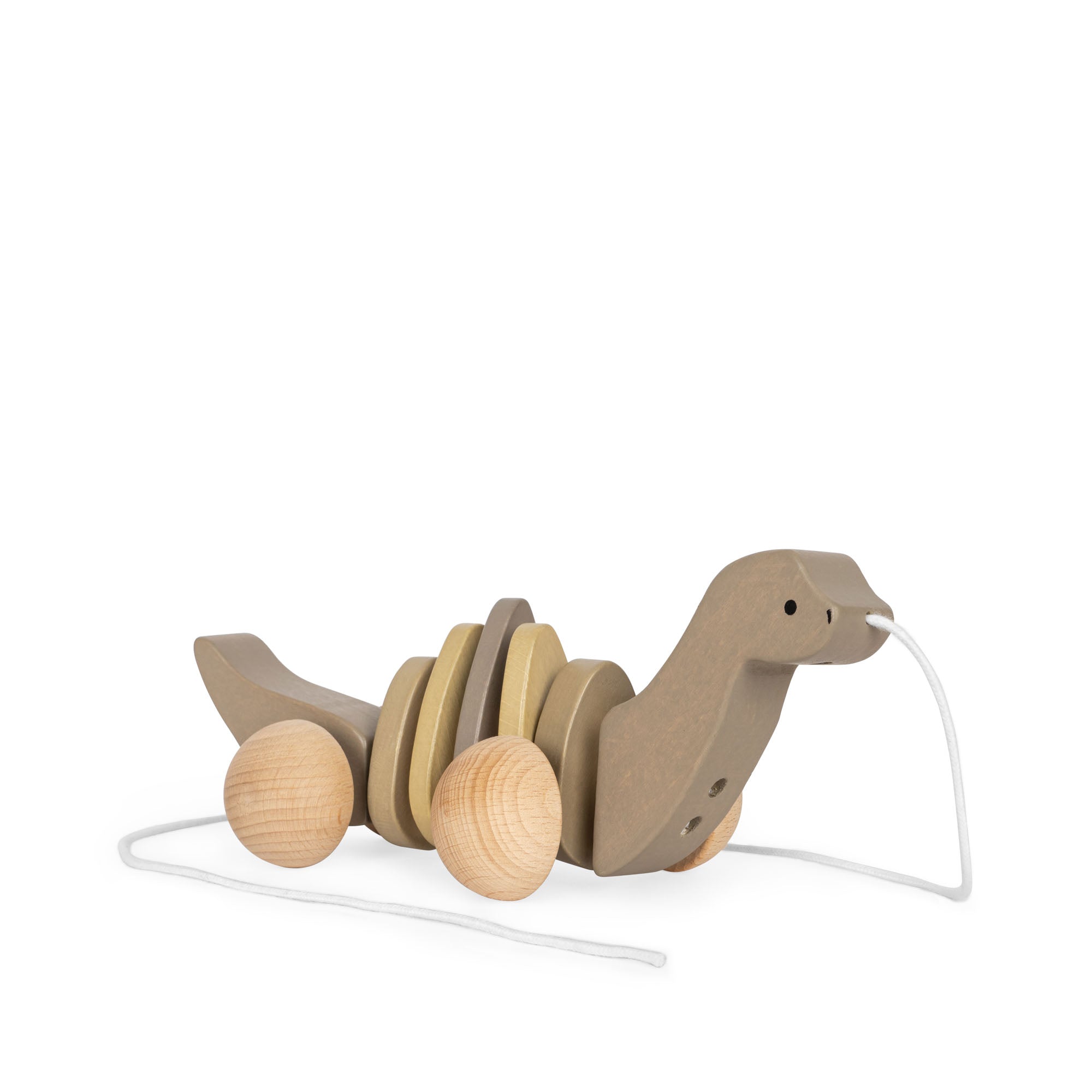 Konges Sløjd A/S PULL DINO Wooden toys EARTH