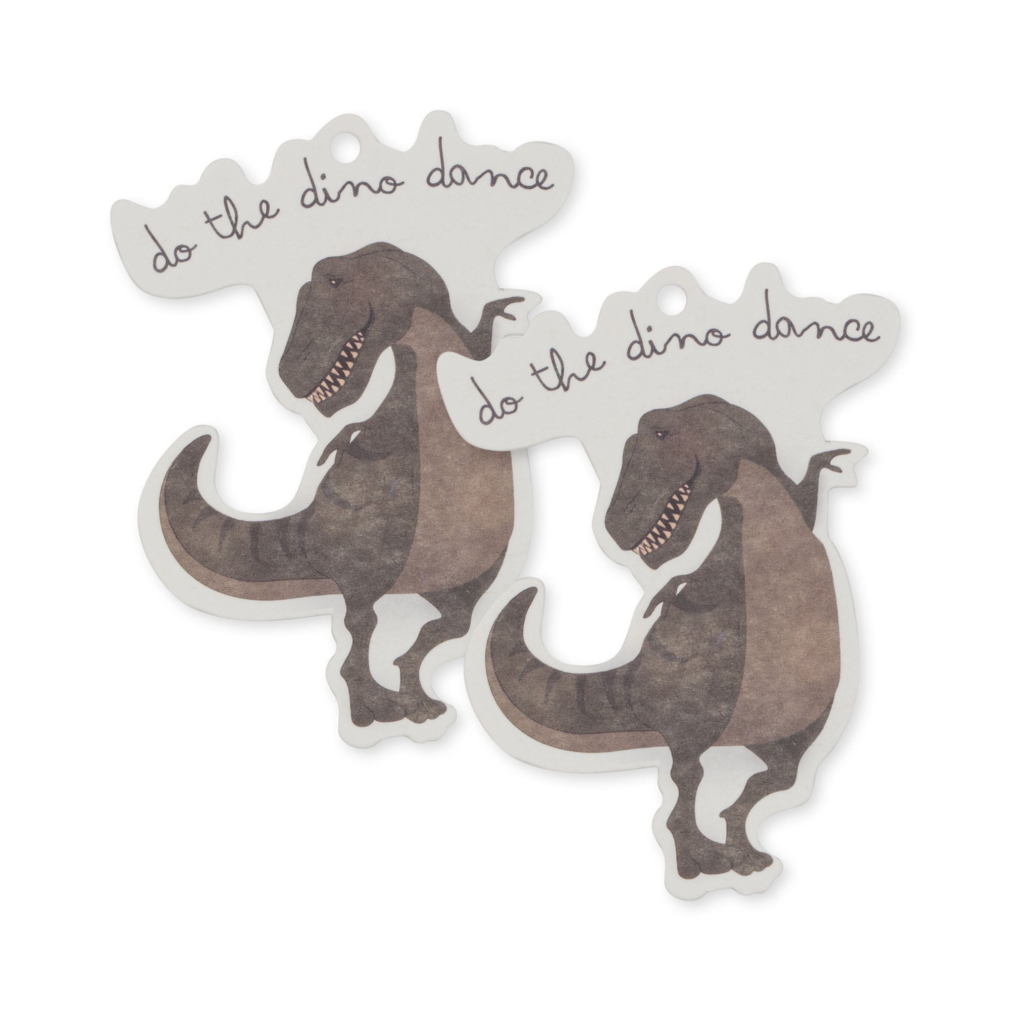 Konges Sløjd A/S 12 PACK GIFT TAGS Decorations DINO