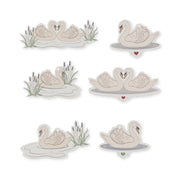 Konges Sløjd A/S 12 PACK GIFT TAGS Decorations SWAN