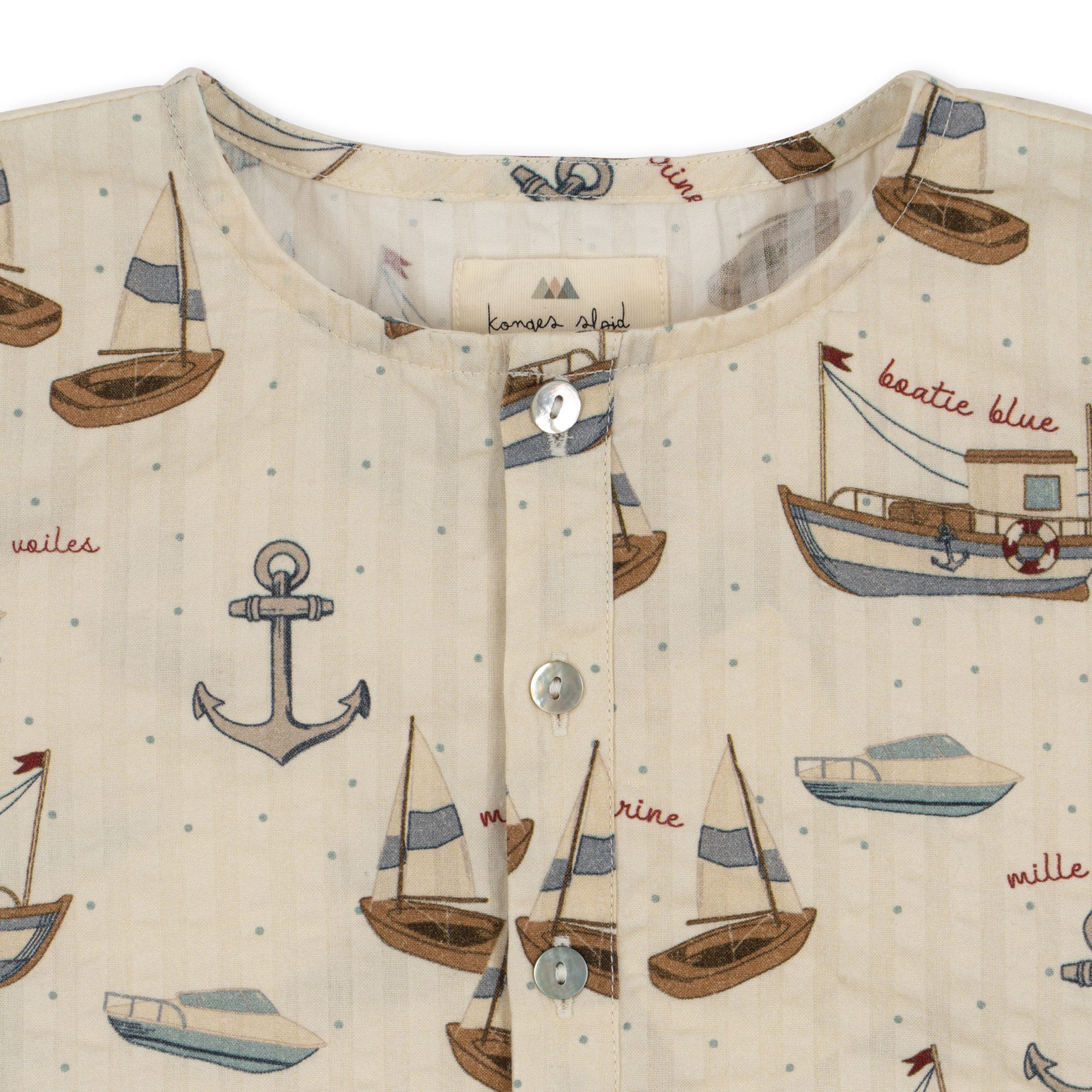 Konges Sløjd A/S ACE SS SHIRT Blouses with short sleeves - Woven SAIL AWAY