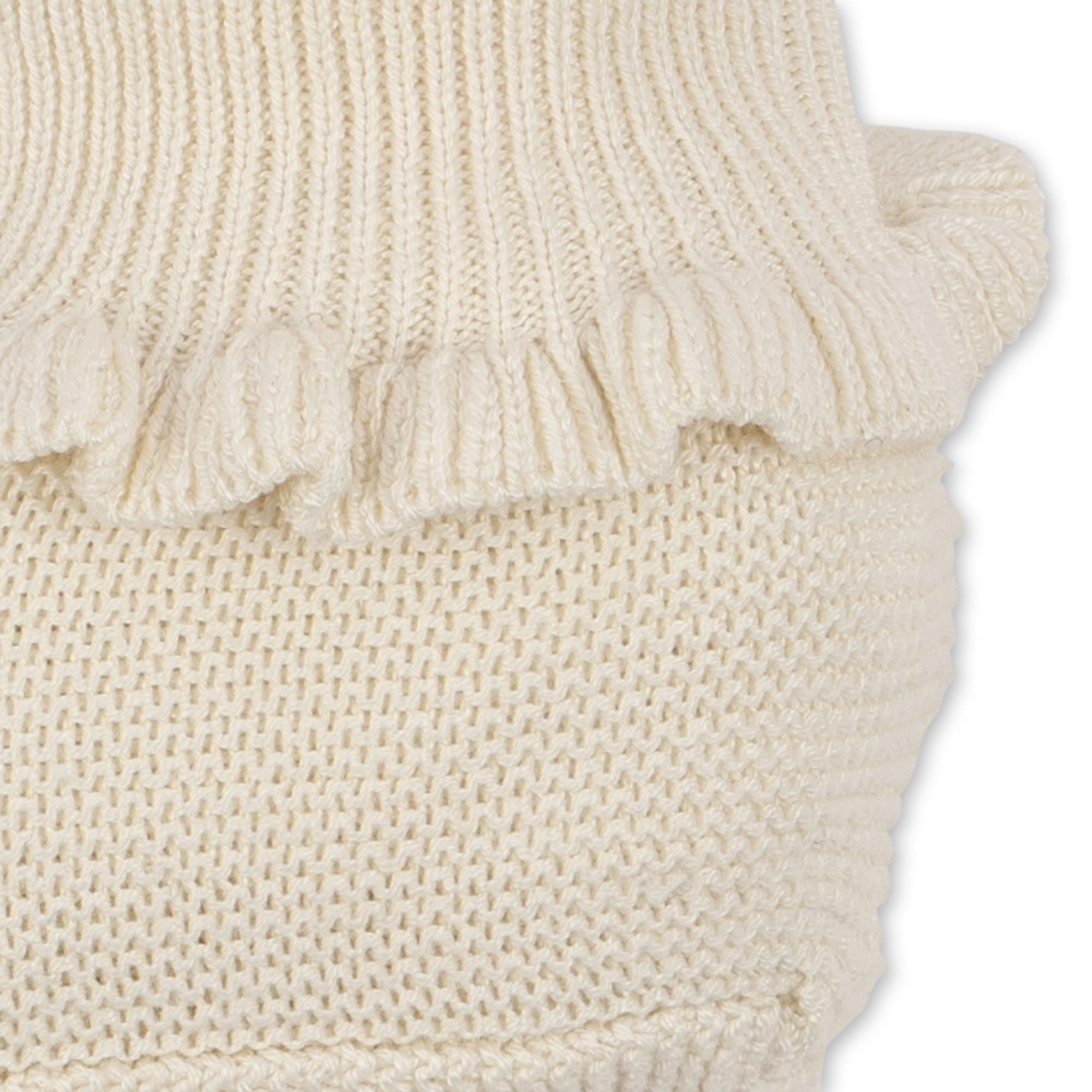 Konges Sløjd A/S BARBARA KNIT BOOTIES Baby boots NATURE