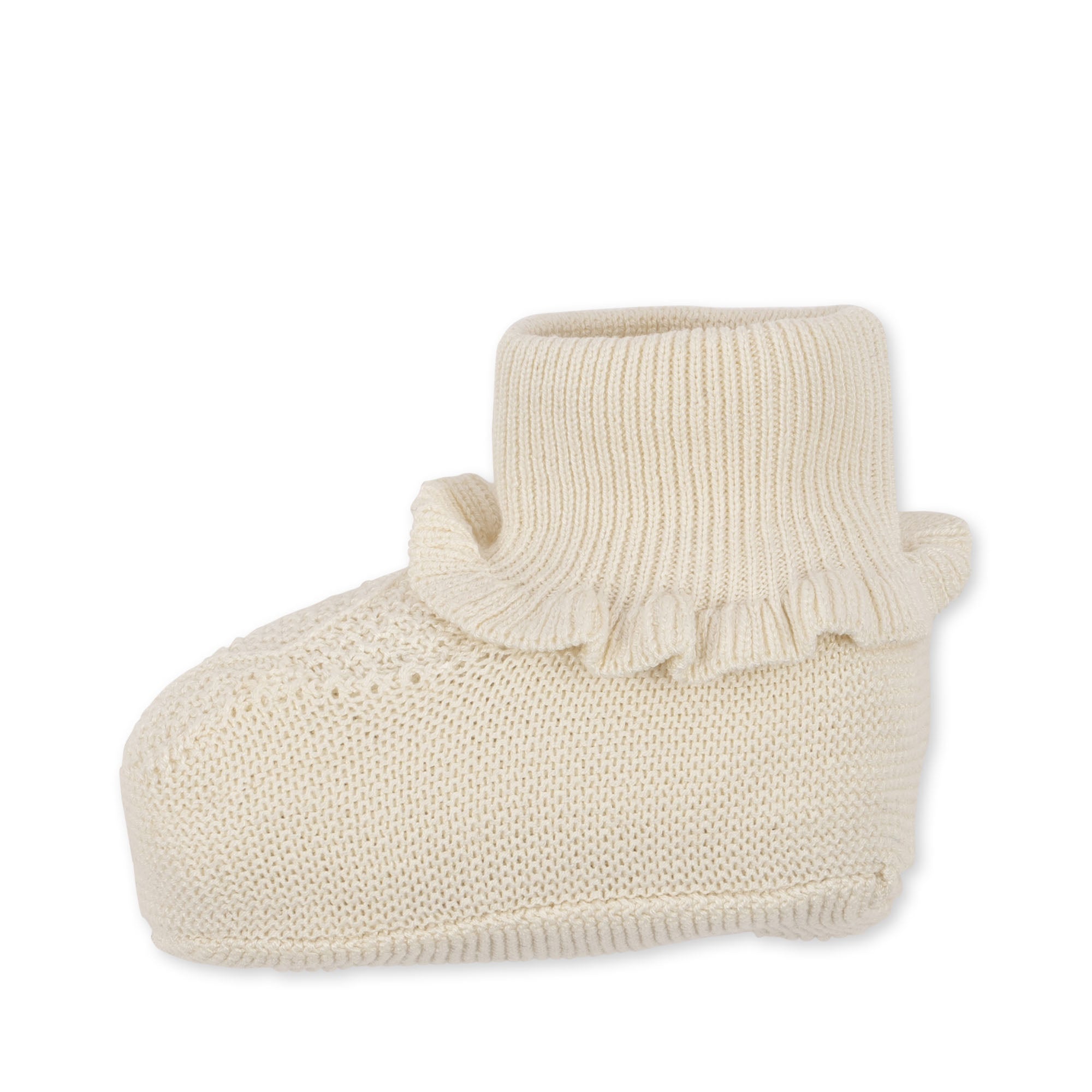 Konges Sløjd A/S BARBARA KNIT BOOTIES Baby boots NATURE