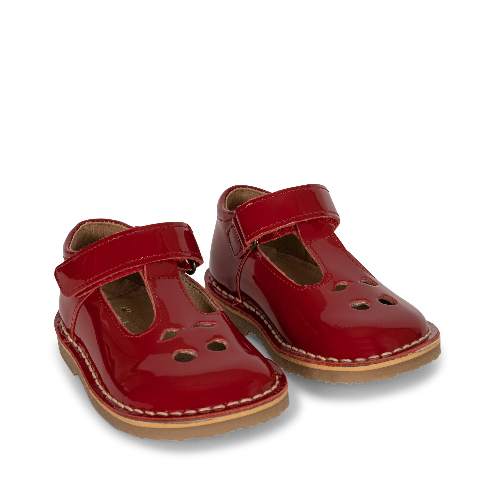 Konges Sløjd A/S CHOU SANDALS PATENT LEATHER SHOES DEEP RED
