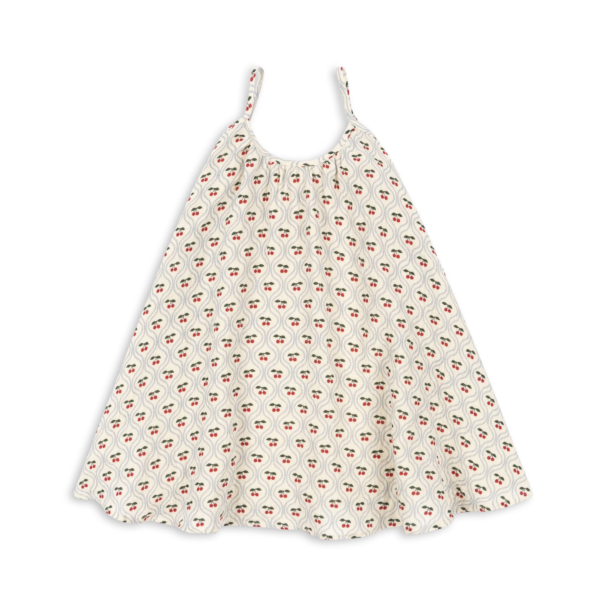 Konges Sløjd A/S COCO STRAP DRESS Dresses and skirts - Woven CHERRY MOTIF
