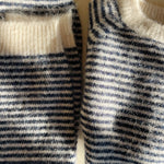 Konges Sløjd A/S KNITTED PANTS ensign blue/buttercream