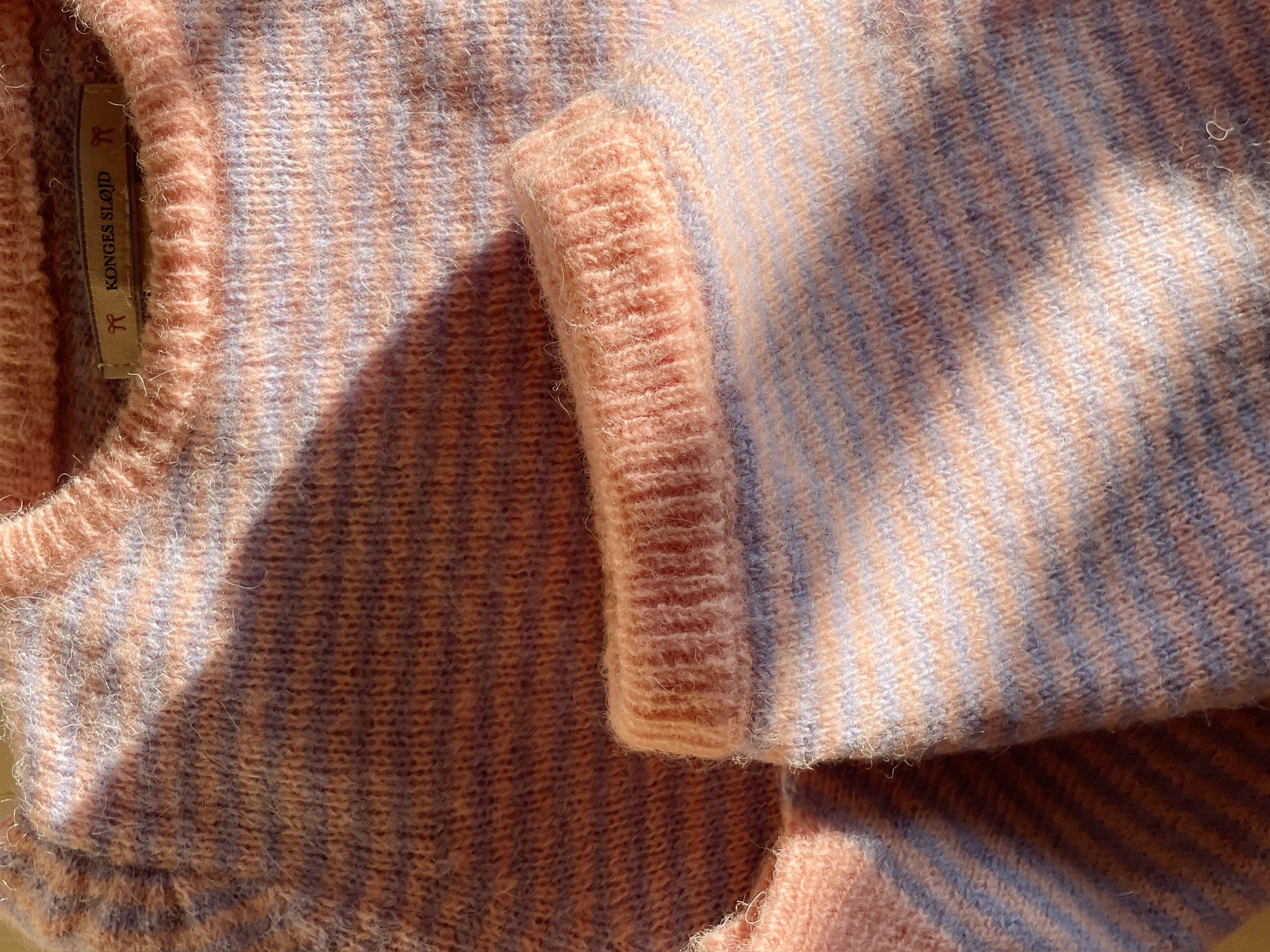 Konges Sløjd A/S KNITTED PANTS purple/pink dolphin