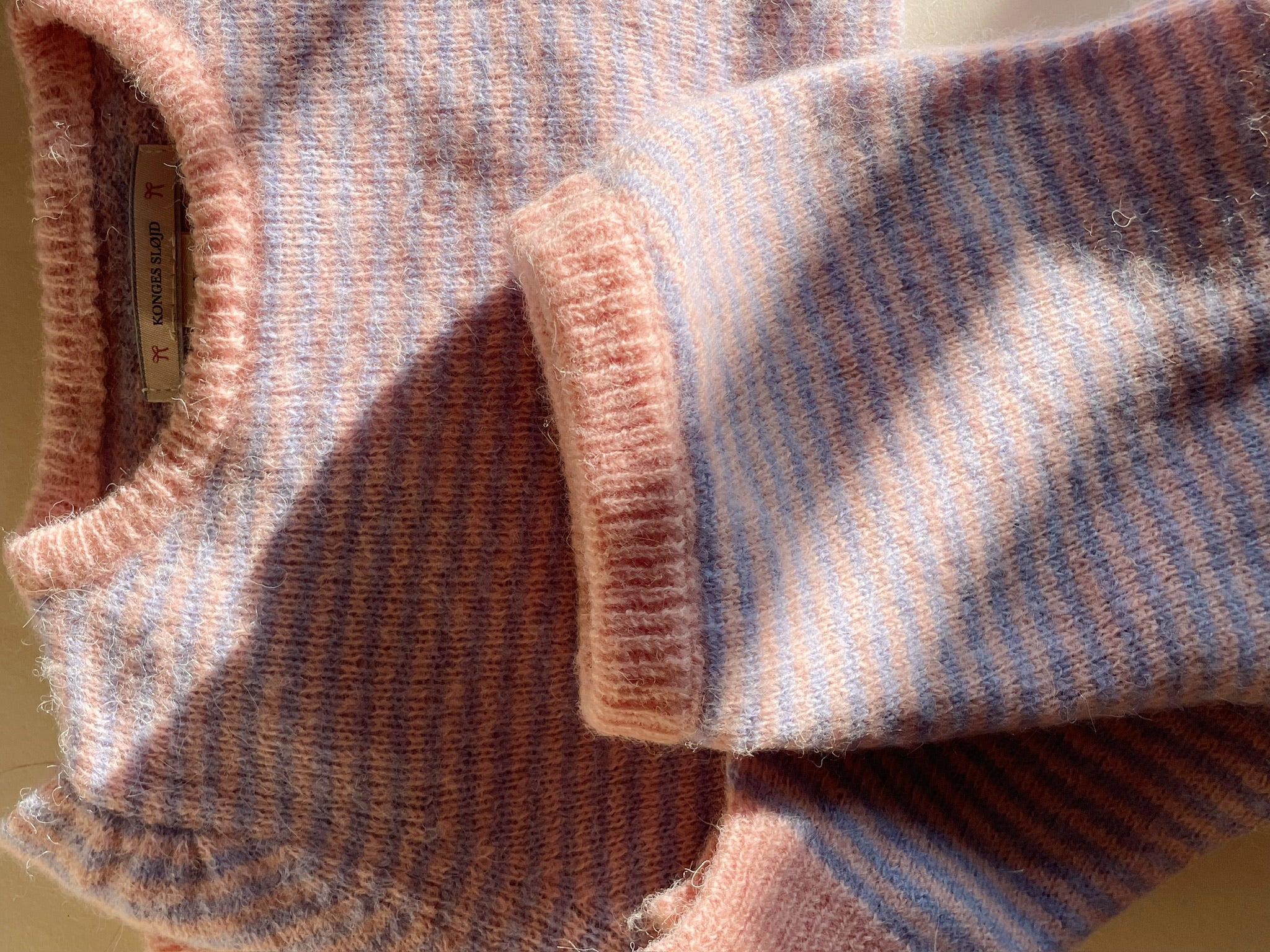 Konges Sløjd A/S KNITTED PANTS purple/pink dolphin