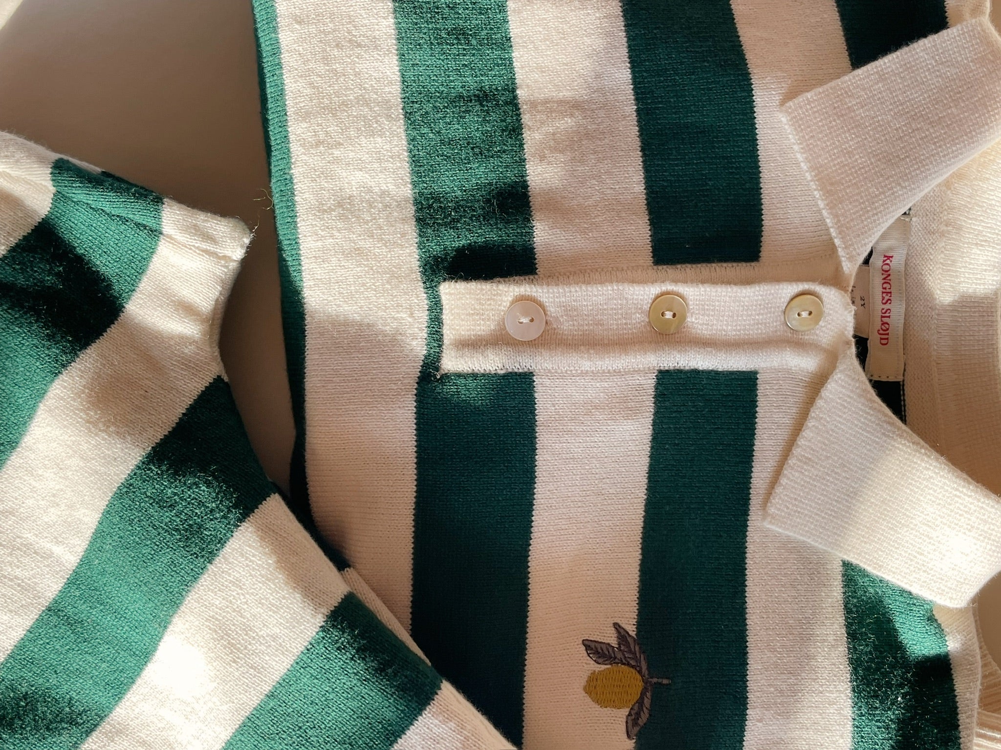 Konges Sløjd A/S KNITTED PANTS pine grove stripe