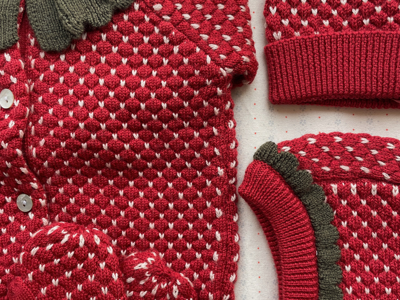 Konges Sløjd A/S KNITTED CARDIGANS barbados cherry
