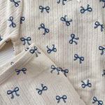 Konges Sløjd A/S JERSEY DRESSES bow bleu