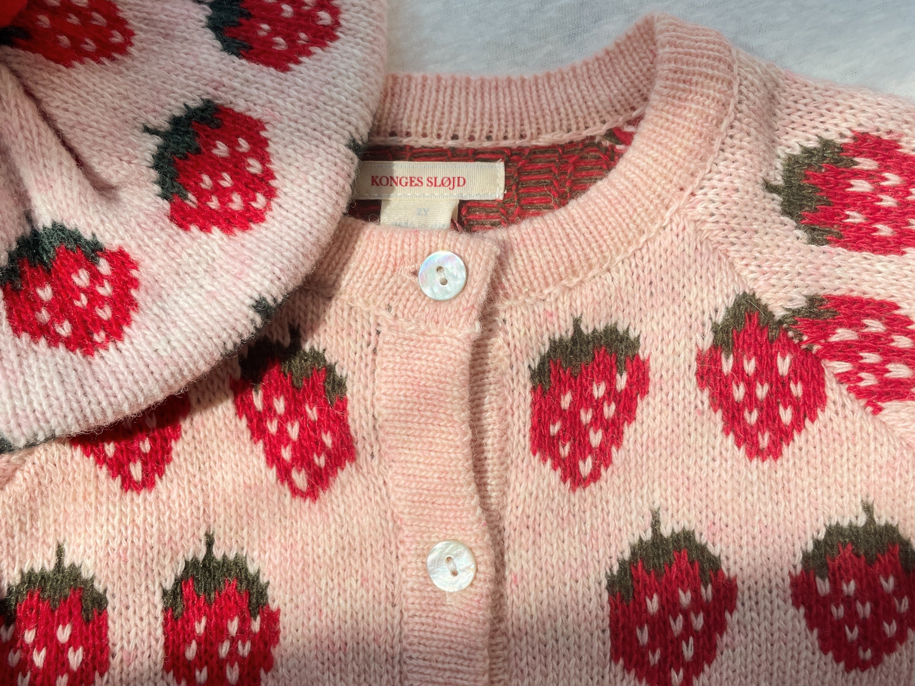 Konges Sløjd A/S KNITTED CARDIGANS strawberry