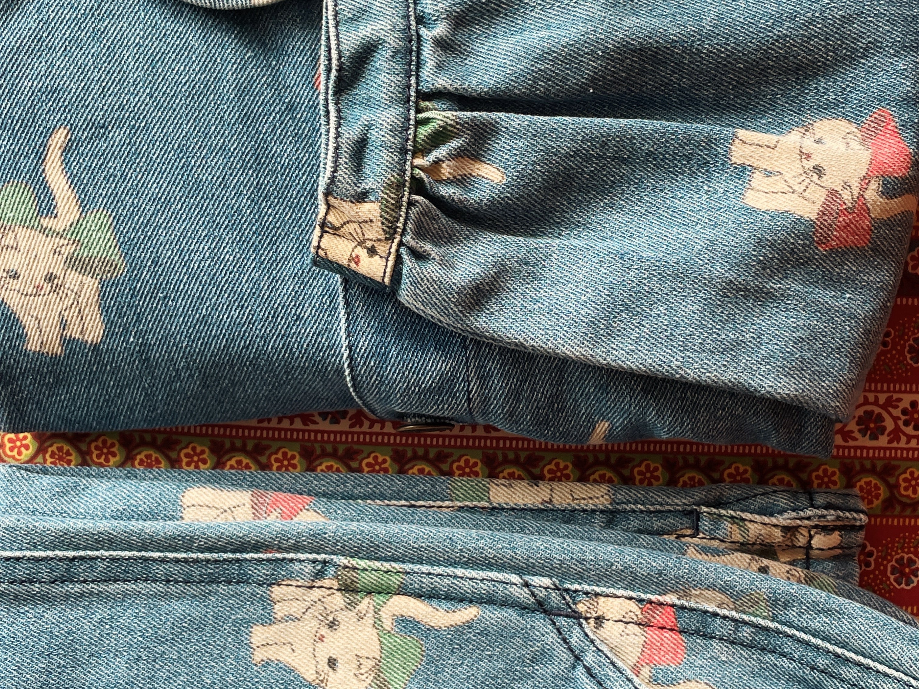 Konges Sløjd A/S WOVEN JACKETS & VESTS bow kitty denim