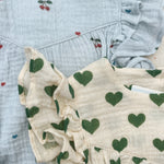 Konges Sløjd A/S WOVEN ROMPERS & JUMPSUITS cherry blue coeur