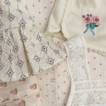 Konges Sløjd A/S WOVEN SHORT SLEEVE SHIRTS optic white