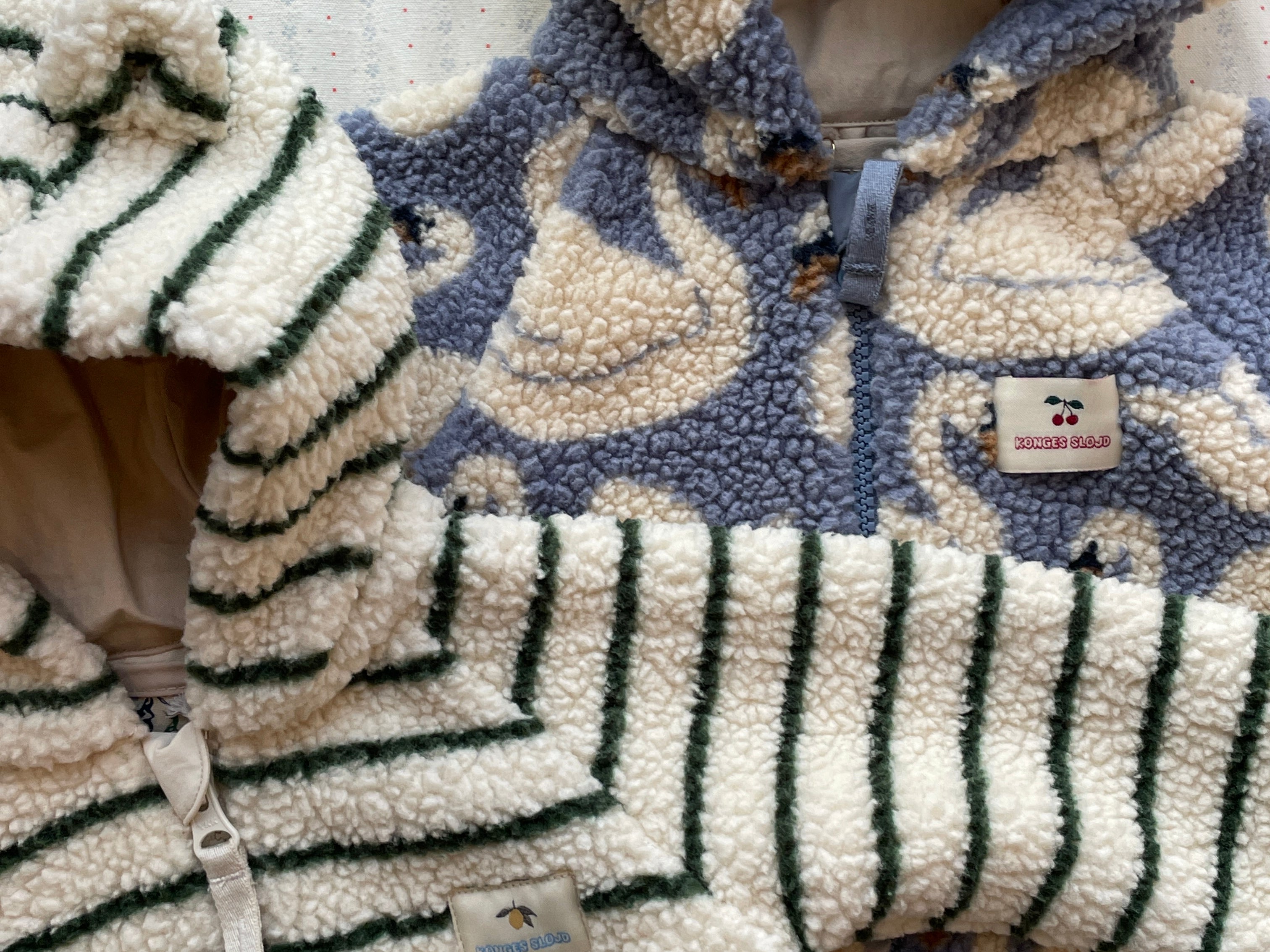 Konges Sløjd A/S TEDDY & FLEECE erba stripe