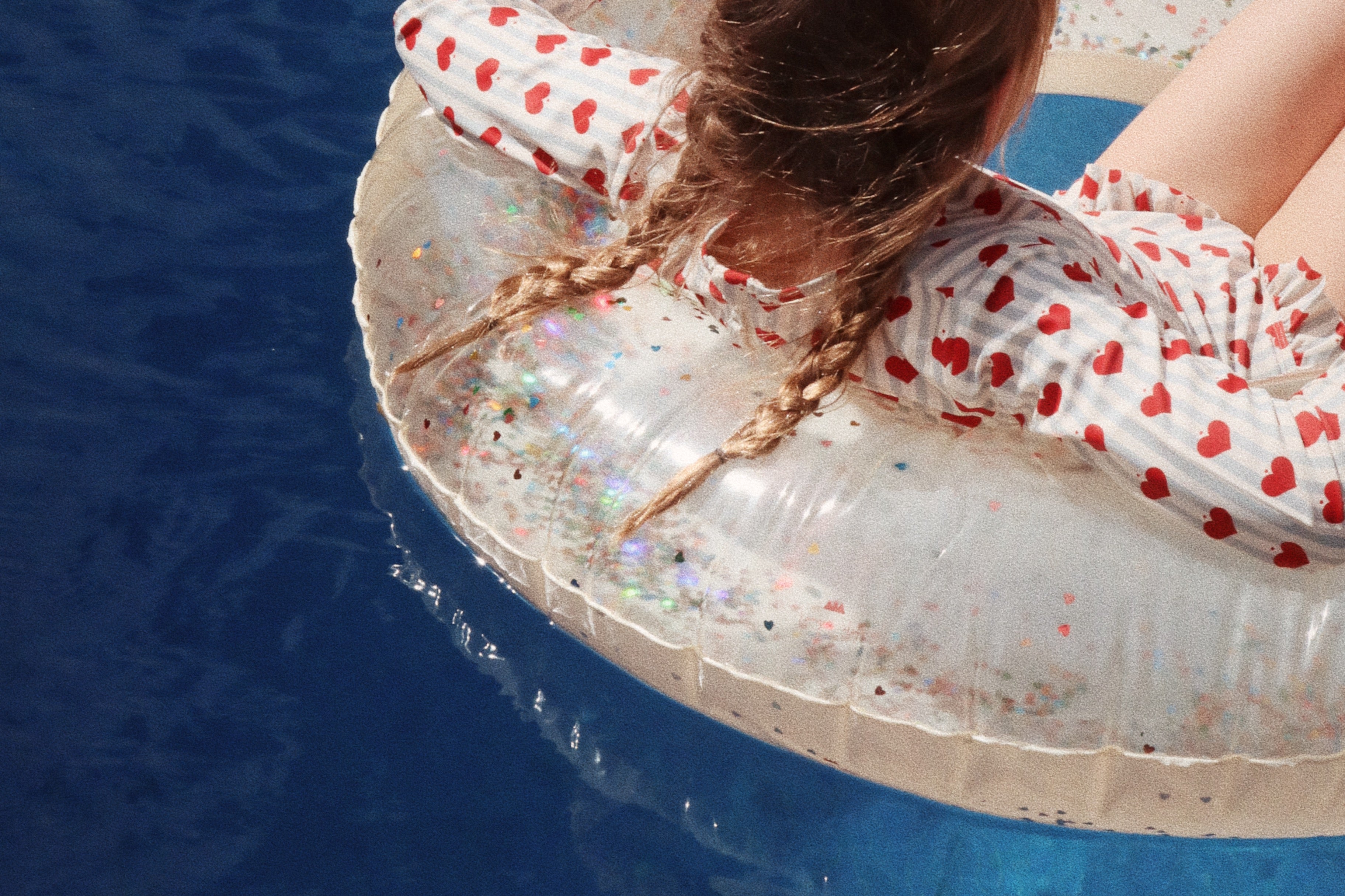 Konges Sløjd A/S FLOAT RING TRANSPARENT Swim rings TRANSPARENT CREAM