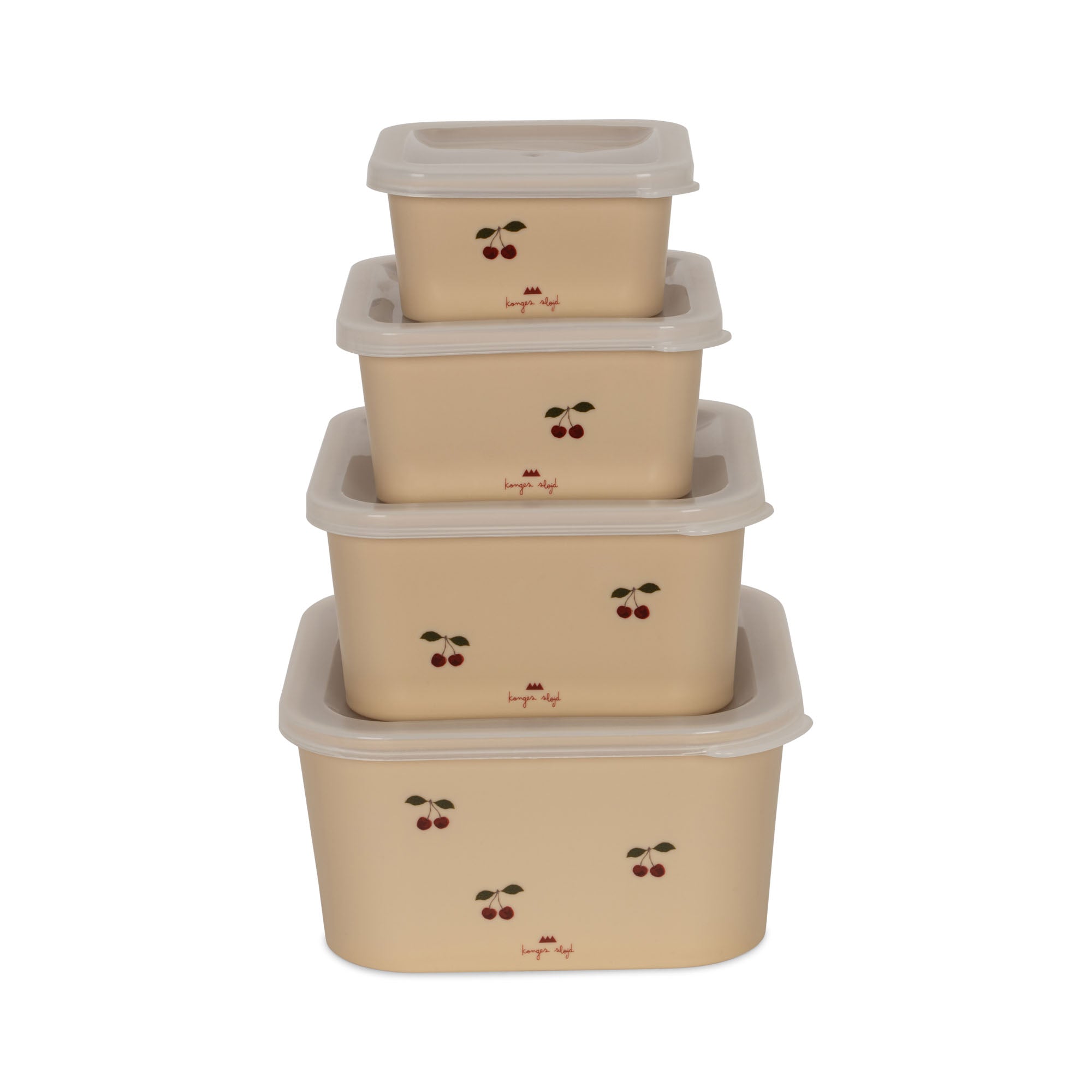 Konges Sløjd A/S FOOD CONTAINER SET FOOD STORAGE CHERRY