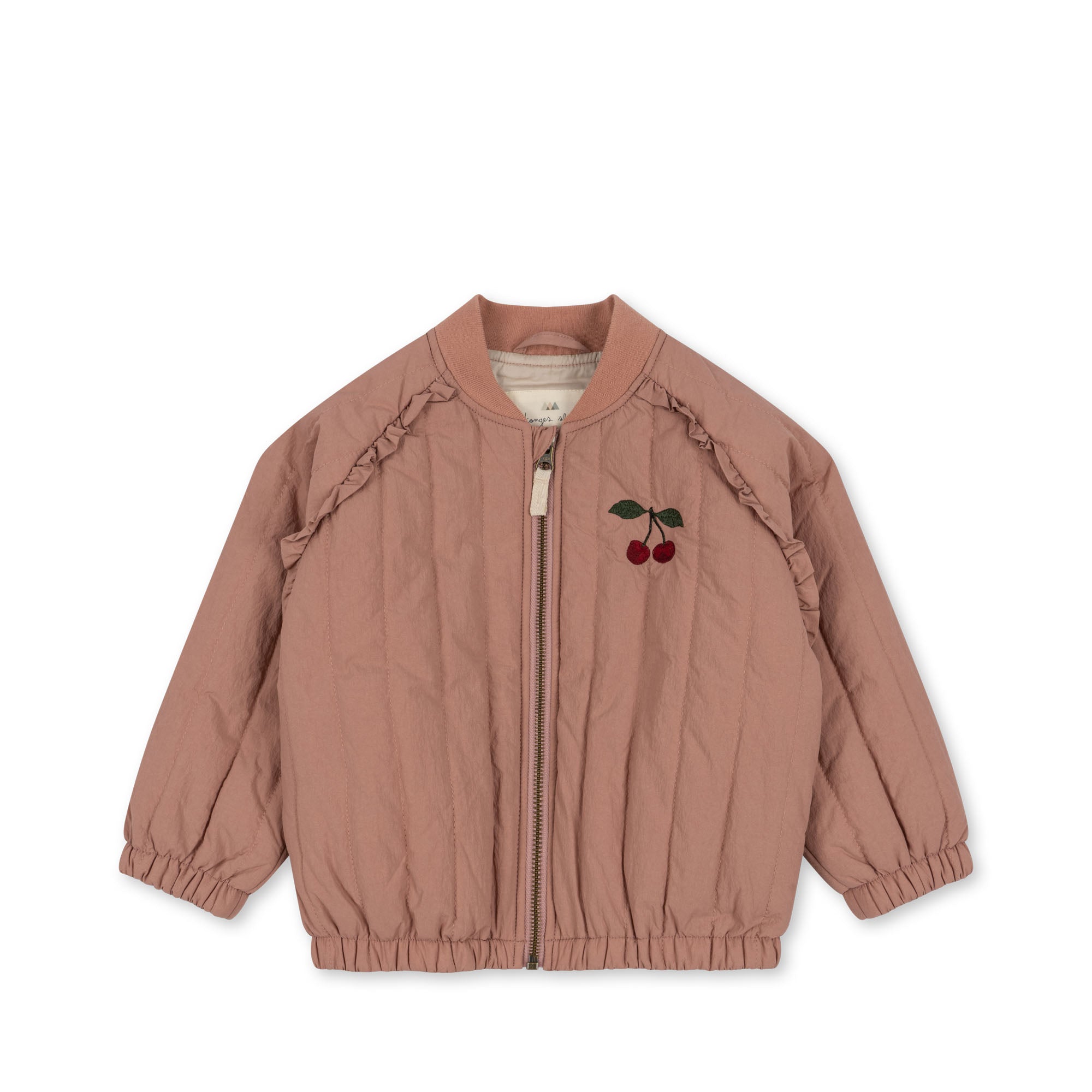 Konges Sløjd A/S  JUNO FRILL BOMBER JACKET Thermowear CAMEO BROWN