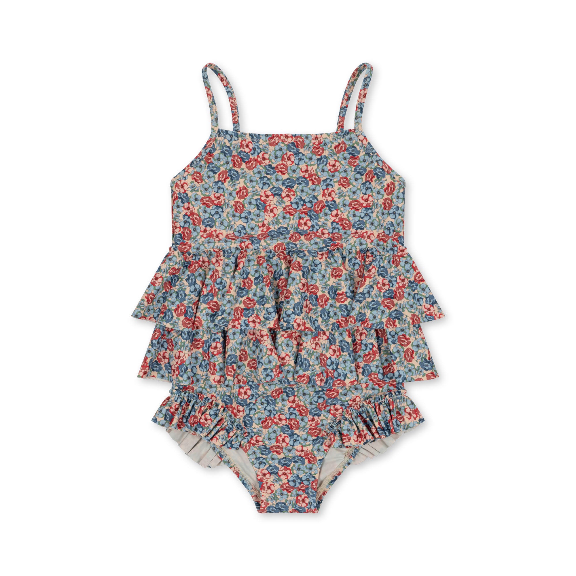 Konges Sløjd A/S MANUCA FRILL SWIMSUIT Swimsuits ROSIE BLUE