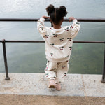 Konges Sløjd A/S JERSEY PANTS ma grande cerise