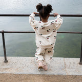 Konges Sløjd A/S JERSEY PANTS ma grande cerise