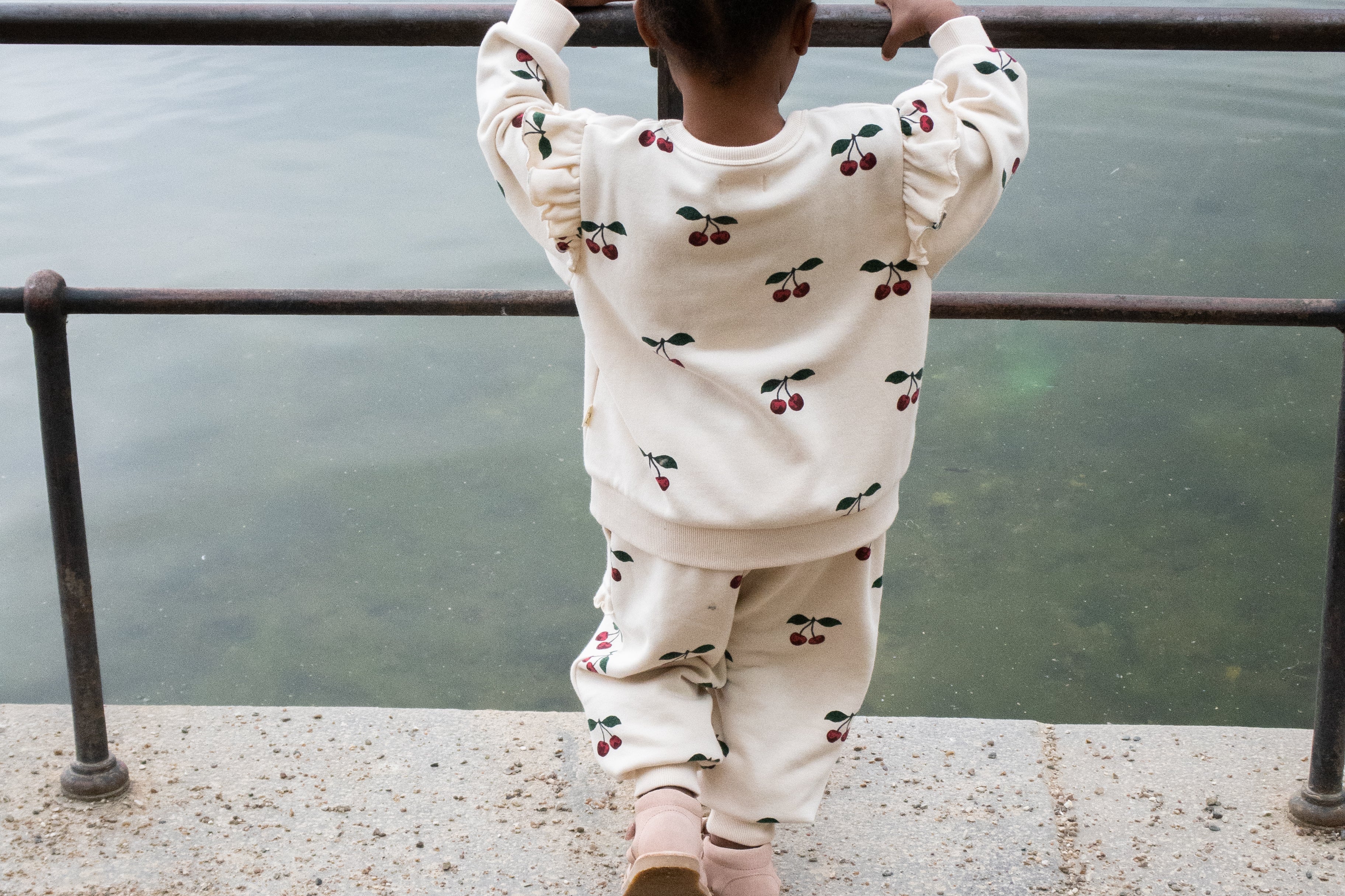 Konges Sløjd A/S JERSEY PANTS ma grande cerise