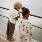 Konges Sløjd A/S JERSEY PANTS ma grande cerise