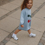 Konges Sløjd A/S KNITTED DRESSES blue fog