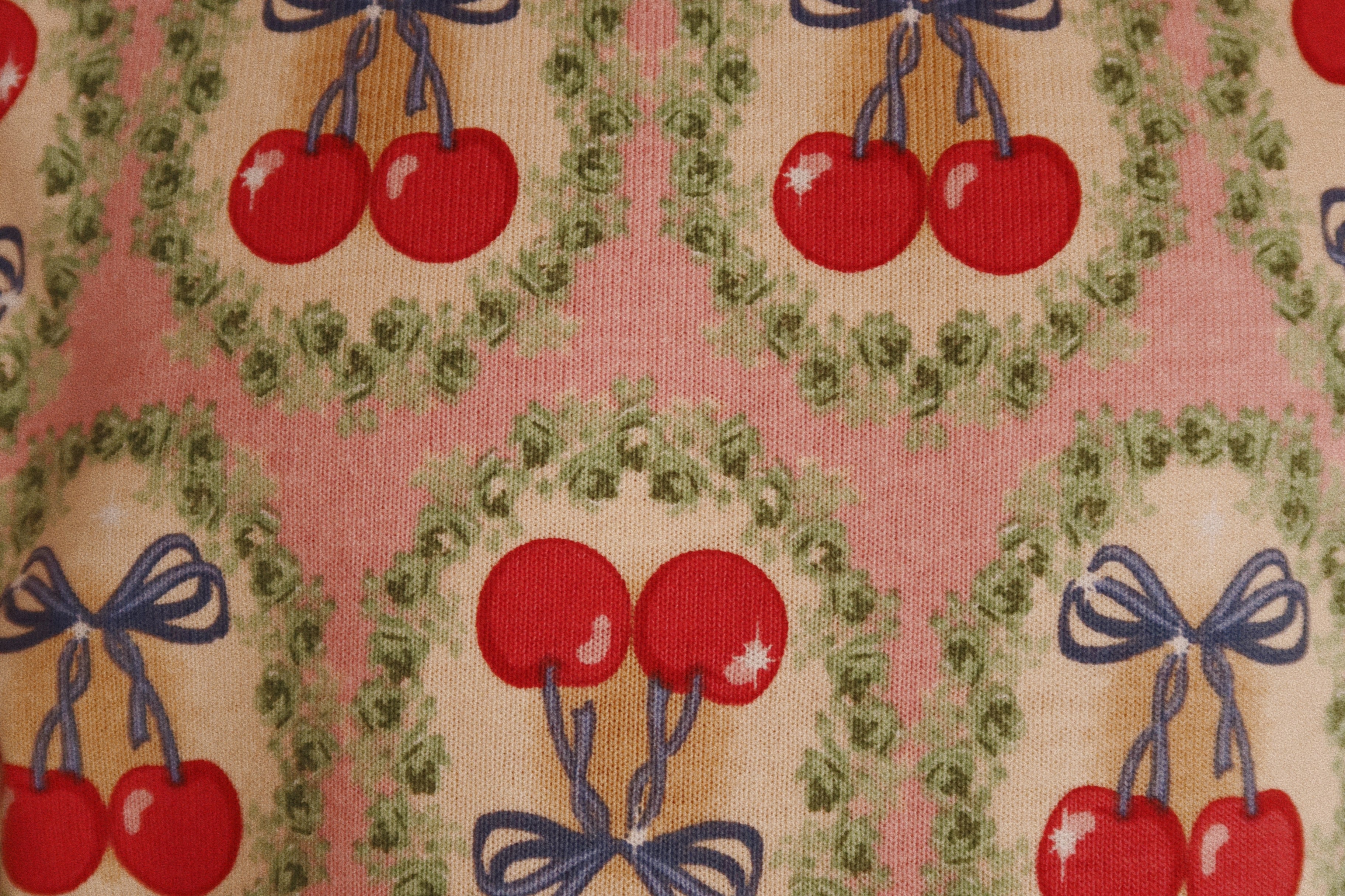 Konges Sløjd A/S JERSEY DRESSES cherry bow