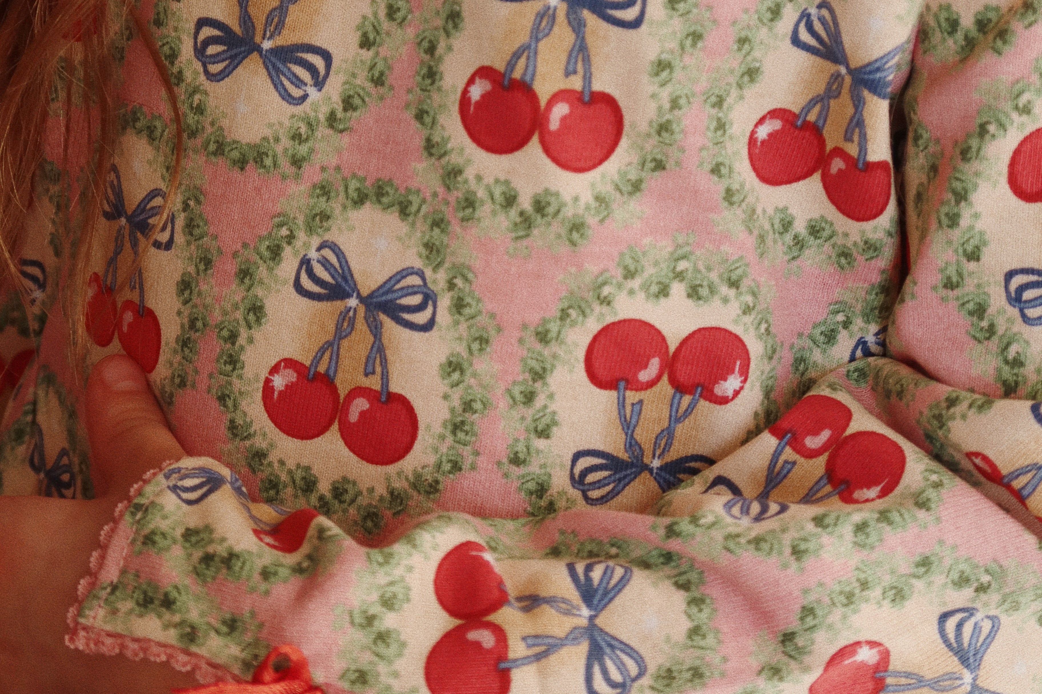 Konges Sløjd A/S JERSEY DRESSES cherry bow