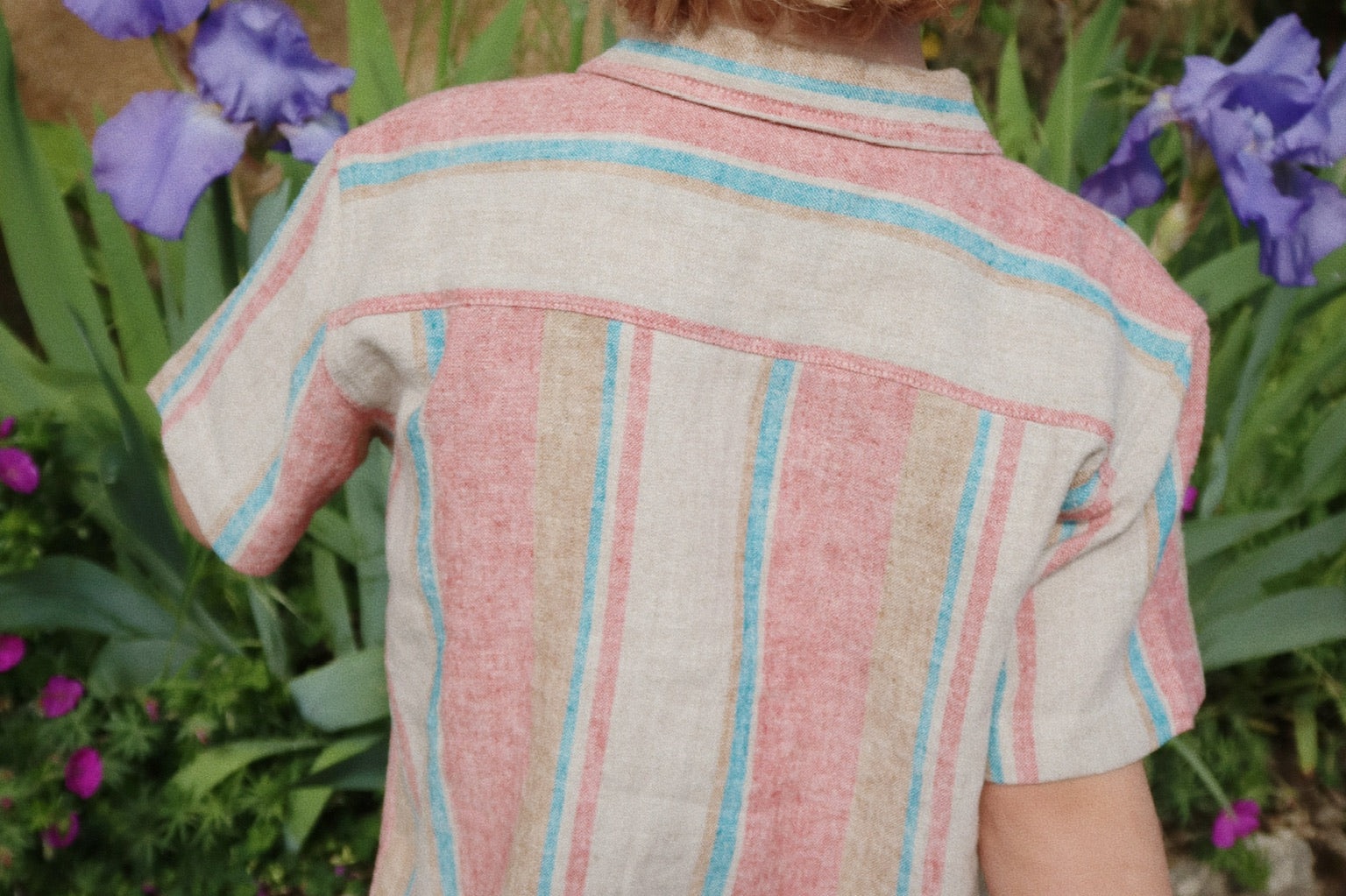 Konges Sløjd A/S WOVEN SHORT SLEEVE SHIRTS stan stripe