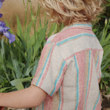 Konges Sløjd A/S WOVEN SHORT SLEEVE SHIRTS stan stripe