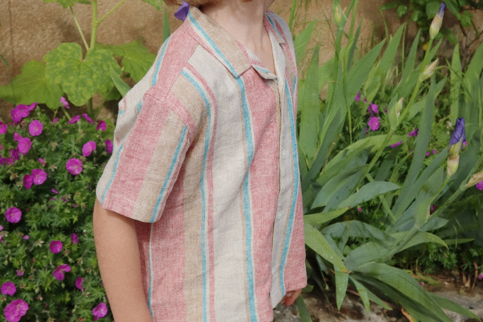 Konges Sløjd A/S WOVEN SHORT SLEEVE SHIRTS stan stripe