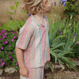 Konges Sløjd A/S WOVEN SHORT SLEEVE SHIRTS stan stripe