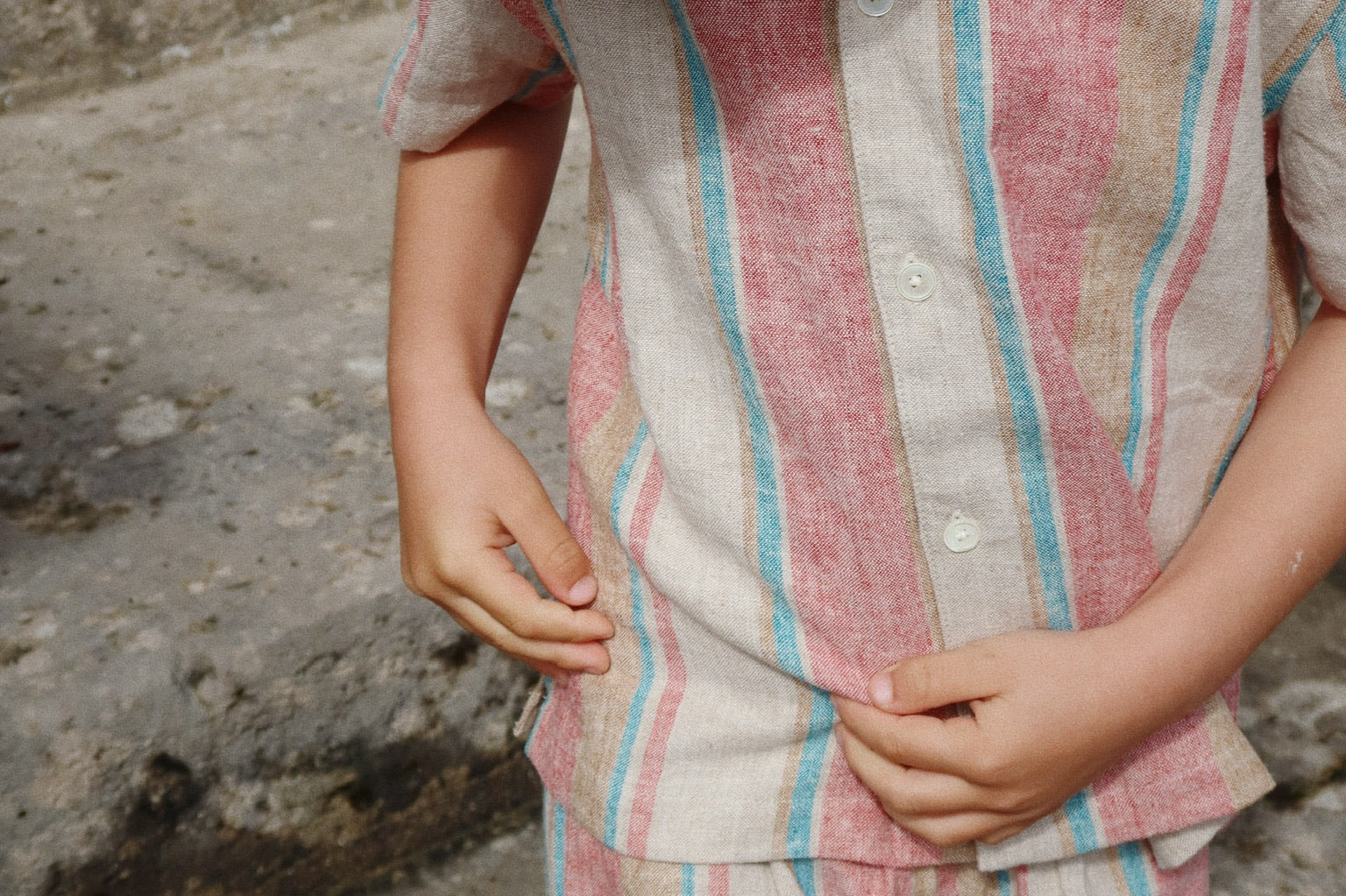 Konges Sløjd A/S WOVEN SHORT SLEEVE SHIRTS stan stripe