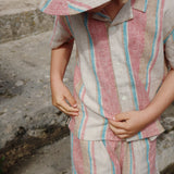 Konges Sløjd A/S WOVEN SHORT SLEEVE SHIRTS stan stripe