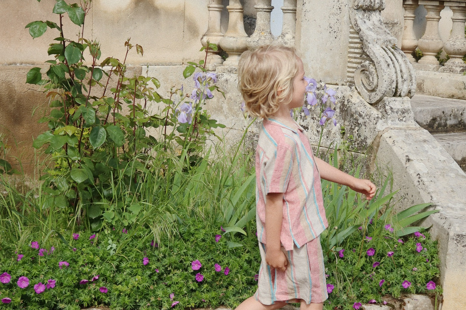 Konges Sløjd A/S WOVEN SHORT SLEEVE SHIRTS stan stripe