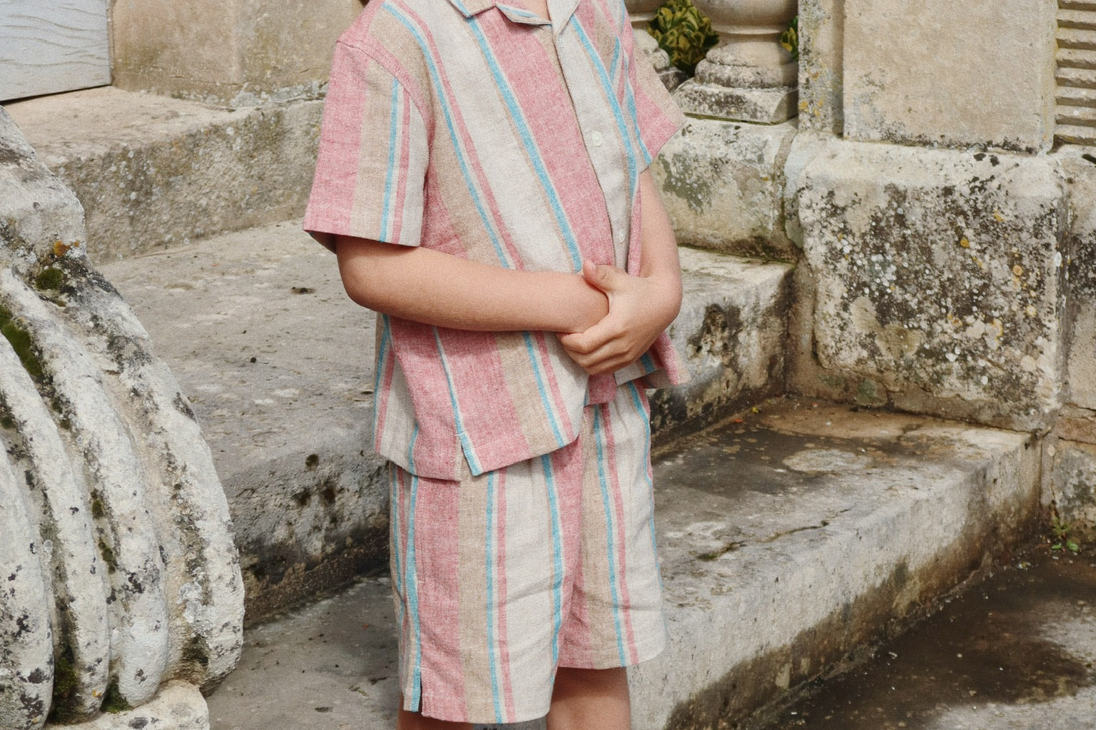 Konges Sløjd A/S WOVEN SHORT SLEEVE SHIRTS stan stripe