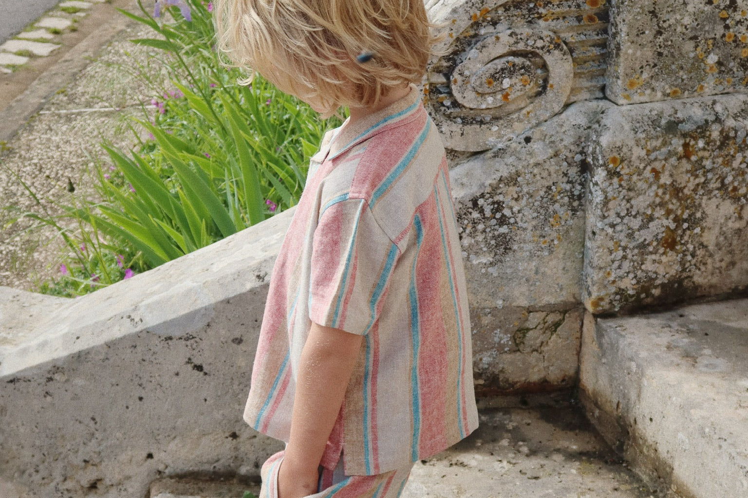 Konges Sløjd A/S WOVEN SHORT SLEEVE SHIRTS stan stripe