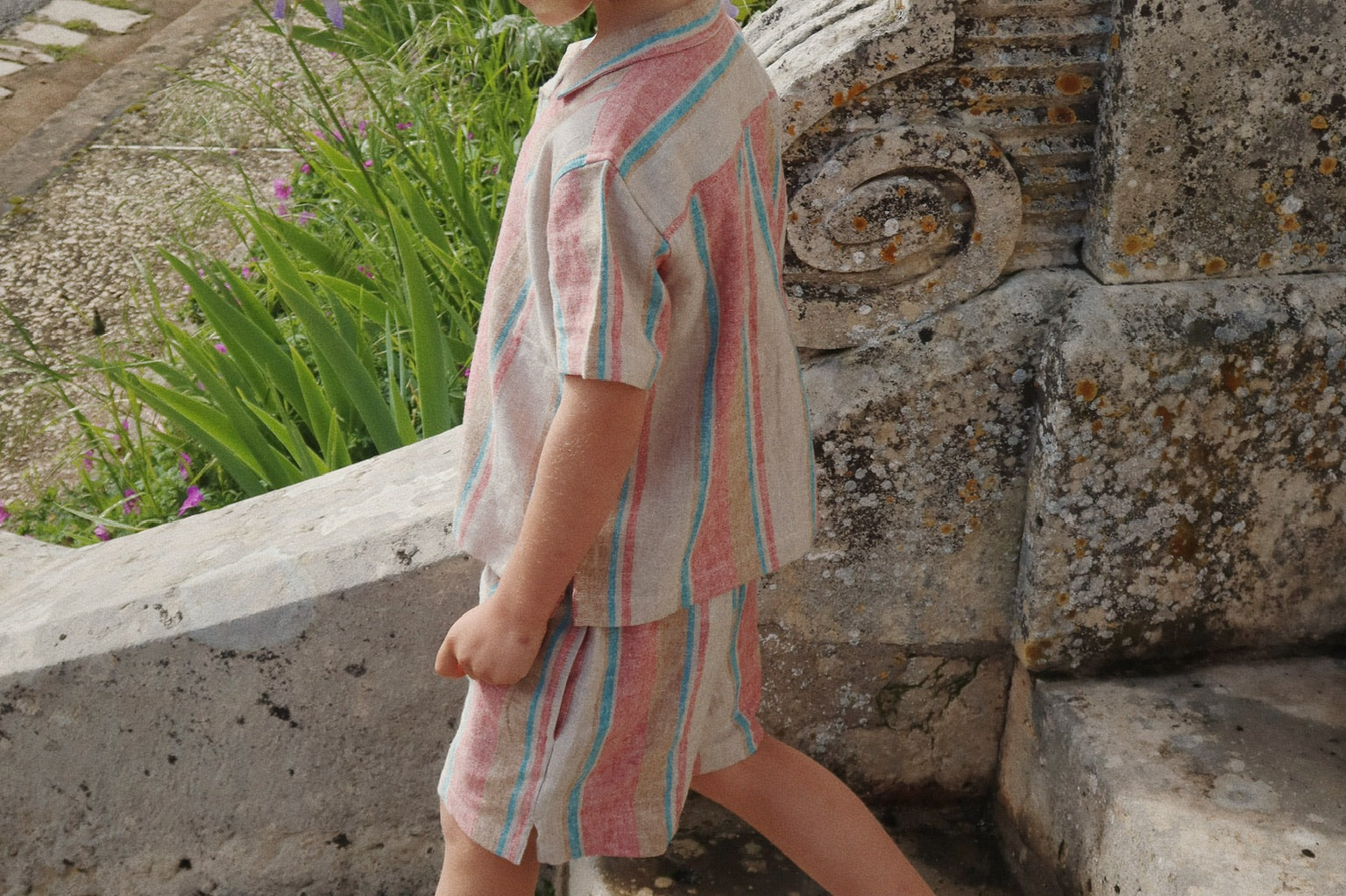 Konges Sløjd A/S WOVEN SHORT SLEEVE SHIRTS stan stripe