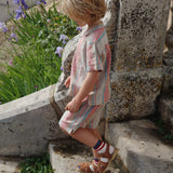 Konges Sløjd A/S WOVEN SHORT SLEEVE SHIRTS stan stripe