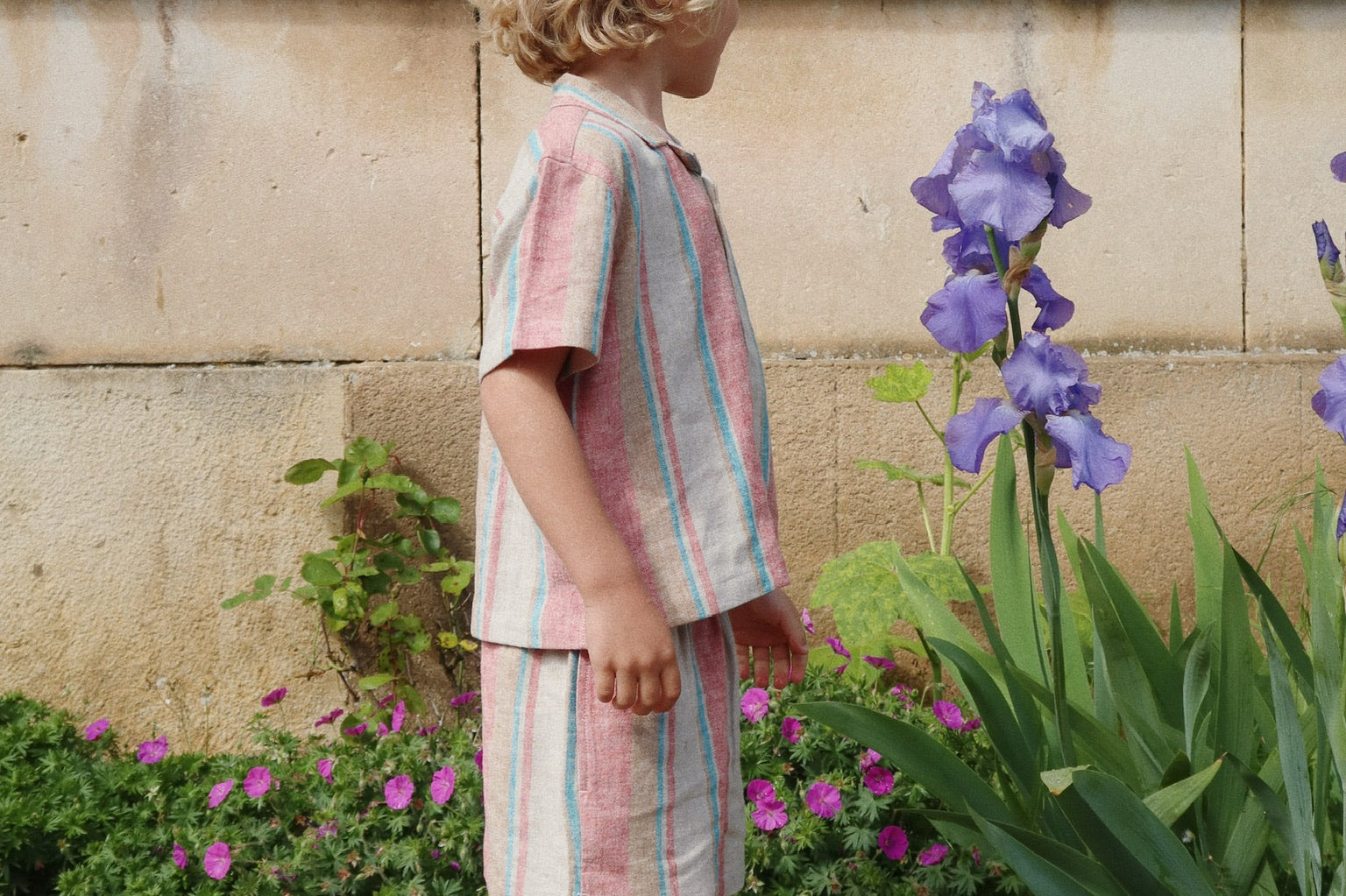 Konges Sløjd A/S WOVEN SHORT SLEEVE SHIRTS stan stripe