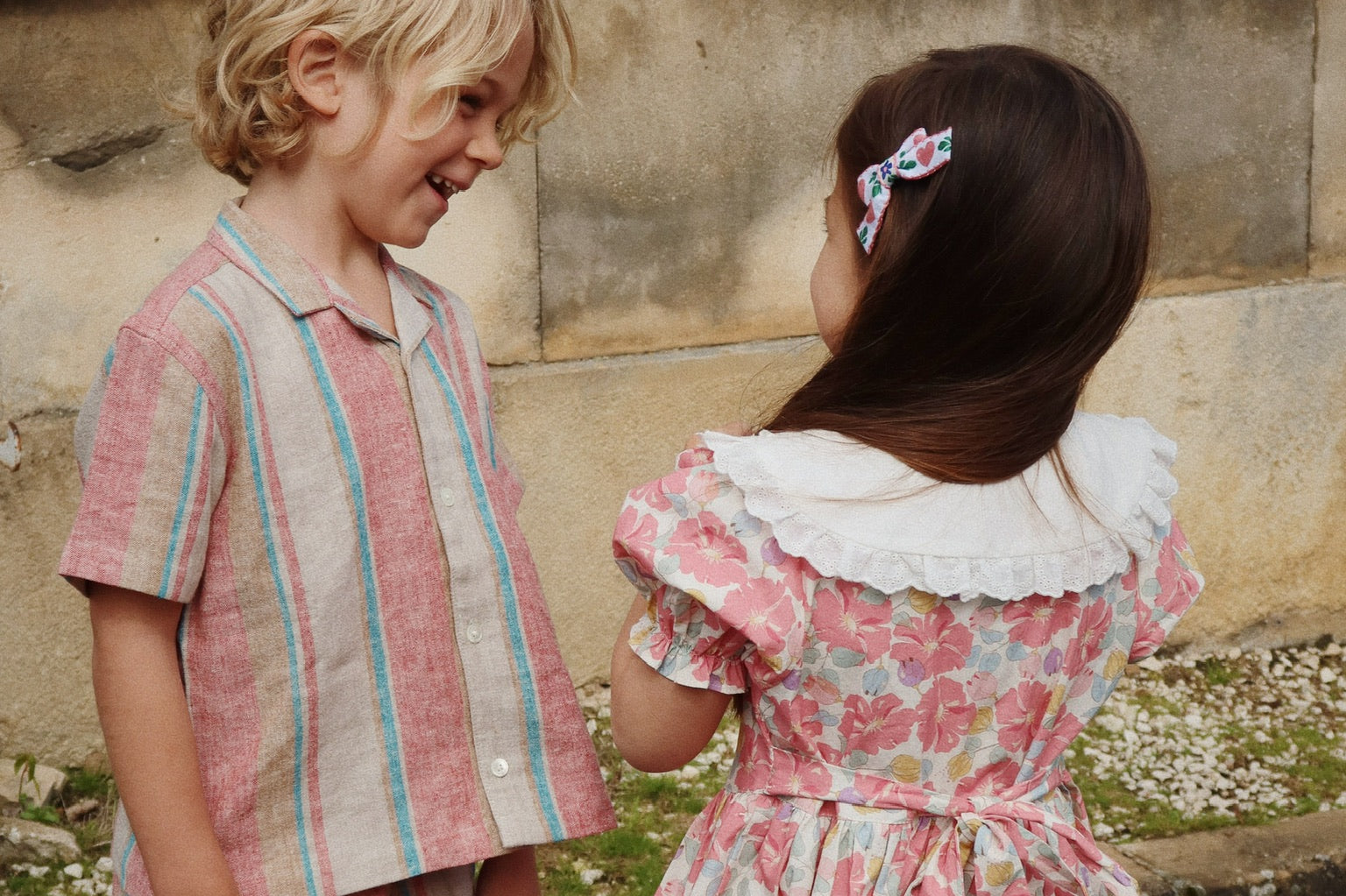 Konges Sløjd A/S WOVEN SHORT SLEEVE SHIRTS stan stripe