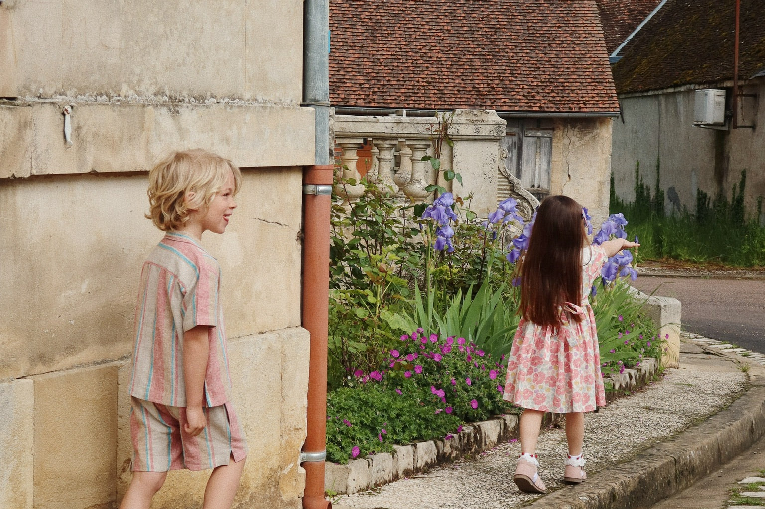 Konges Sløjd A/S WOVEN SHORT SLEEVE SHIRTS stan stripe