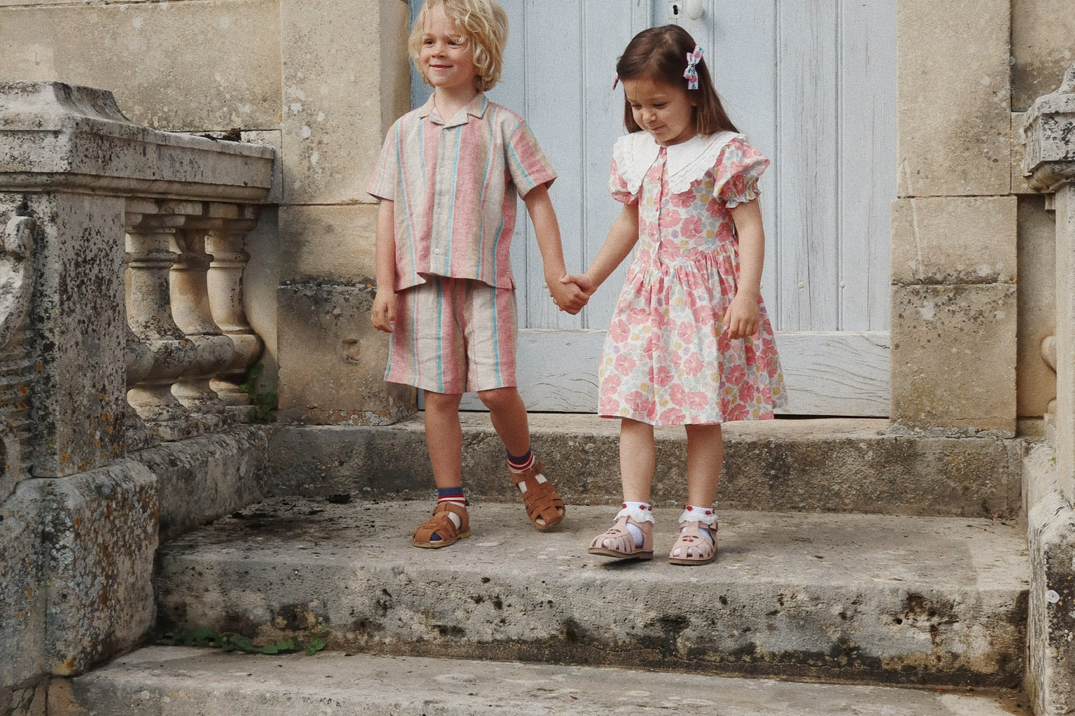 Konges Sløjd A/S WOVEN SHORT SLEEVE SHIRTS stan stripe