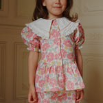 Konges Sløjd A/S WOVEN SHORT SLEEVE SHIRTS fleur anglaise