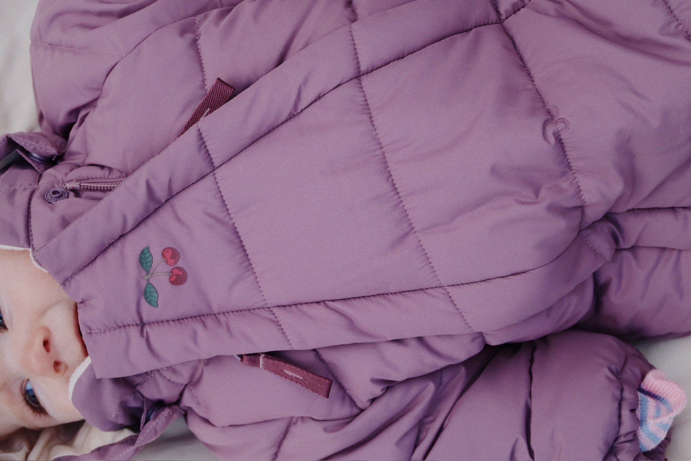 Konges Sløjd A/S PADDED ONESIES hortensia